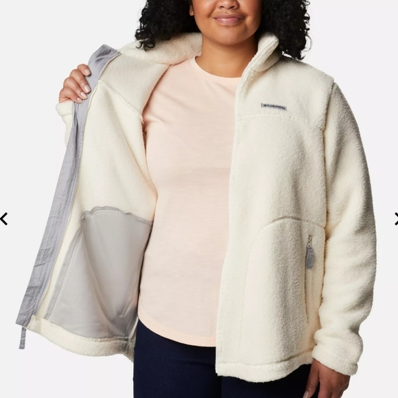 NWT Columbia Women's West Bend Full Zip Fleece Jacket - Plus Size - Picture 5 of 6